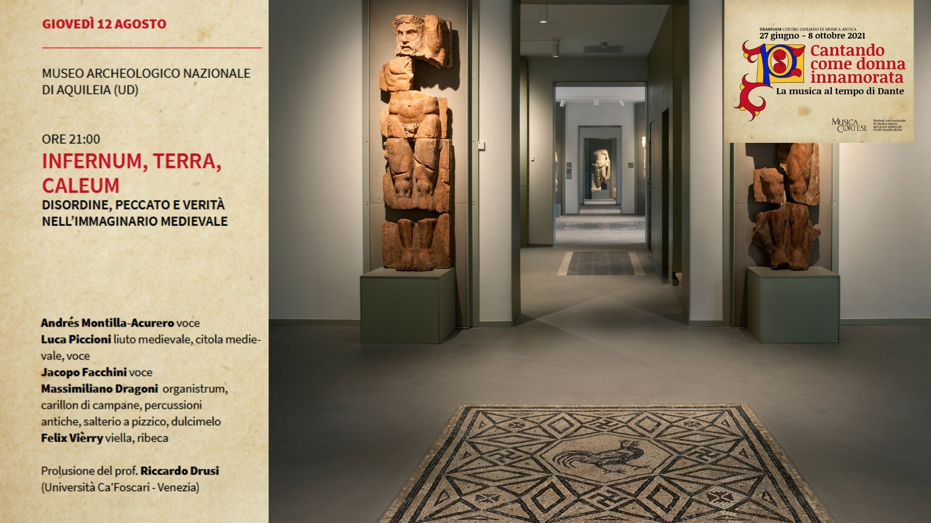 Infernum, Terra, Caleum. Disordine, peccato e verità nell'immaginario medievale - CONCERTO CENTRO GIULIANO DI MUSICA ANTICA